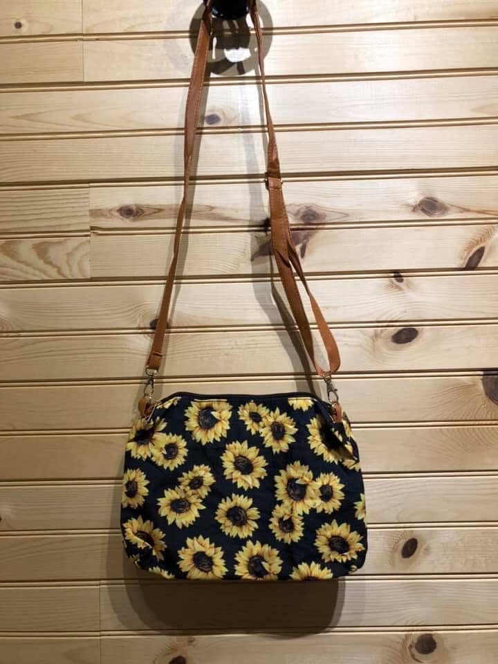 Cross Body / Wristlet - Sunflower