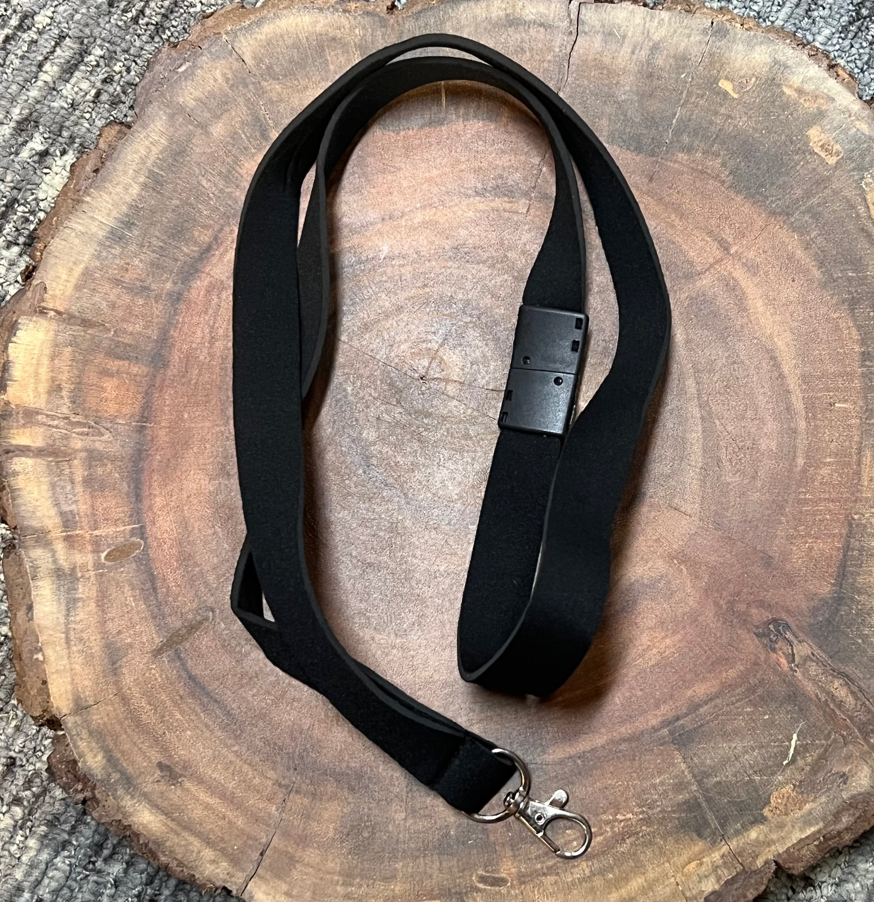 Neoprene Lanyard - Black
