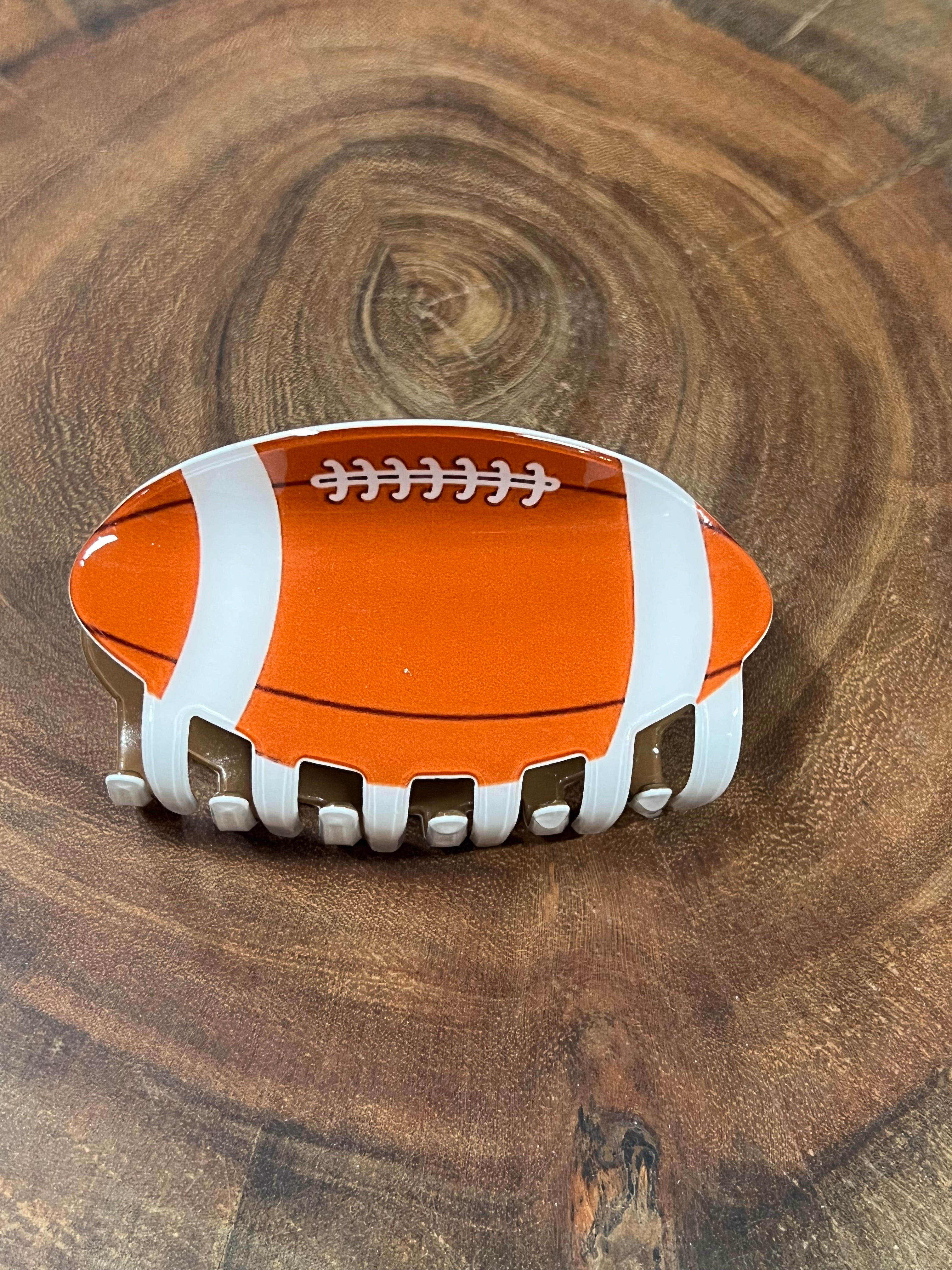 Hair Clip - Football