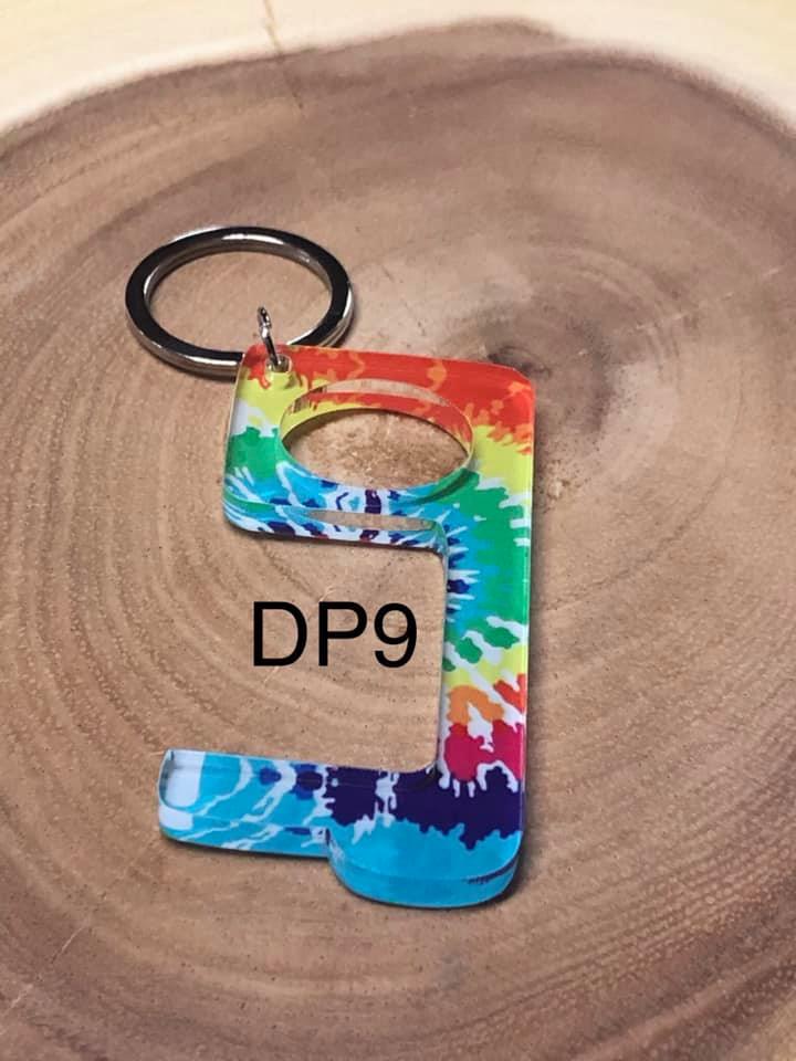 Acrylic Door Puller - DP9 - Tie Dye