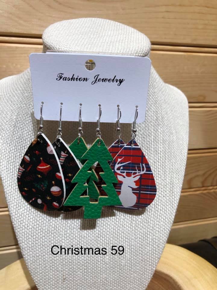 Christmas Trio Earring - #59