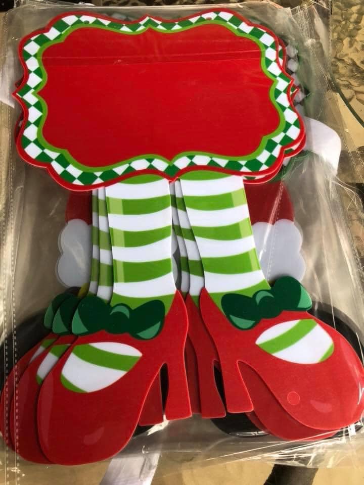 Mrs Clause Plastic Garden Flag