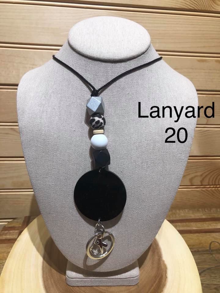 Lanyard with Clip and Split Keyring - #20