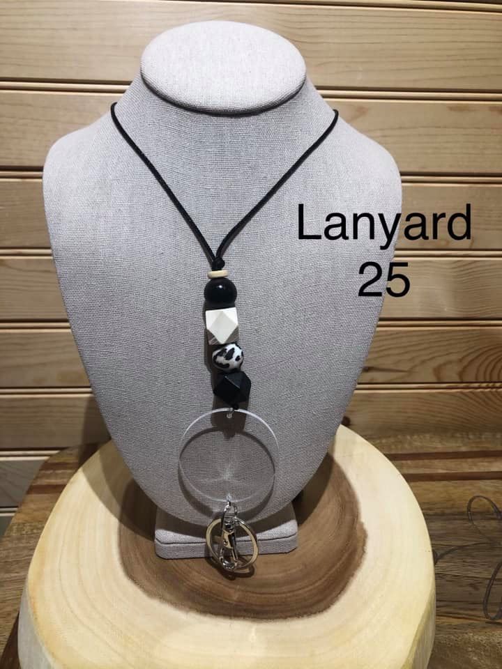 Lanyard with Clip and Split Keyring - #25