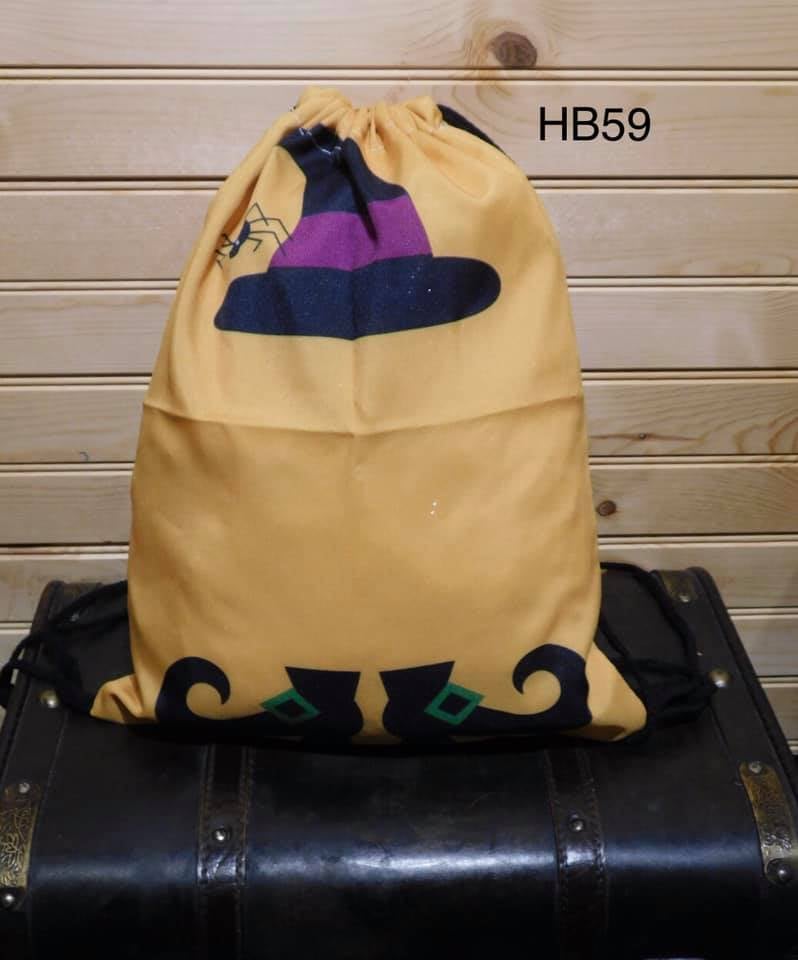 Halloween Drawstring - Split Witch