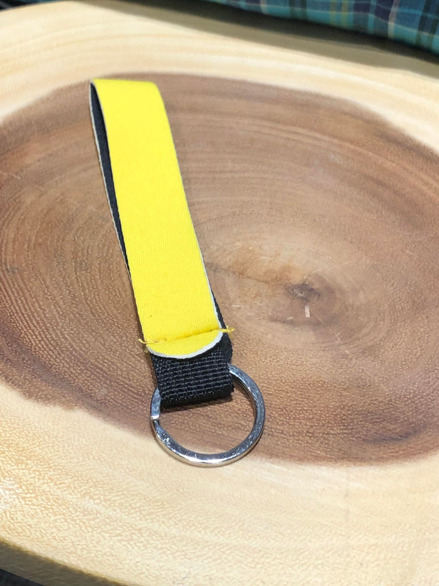 Neoprene Key Fob - Yellow