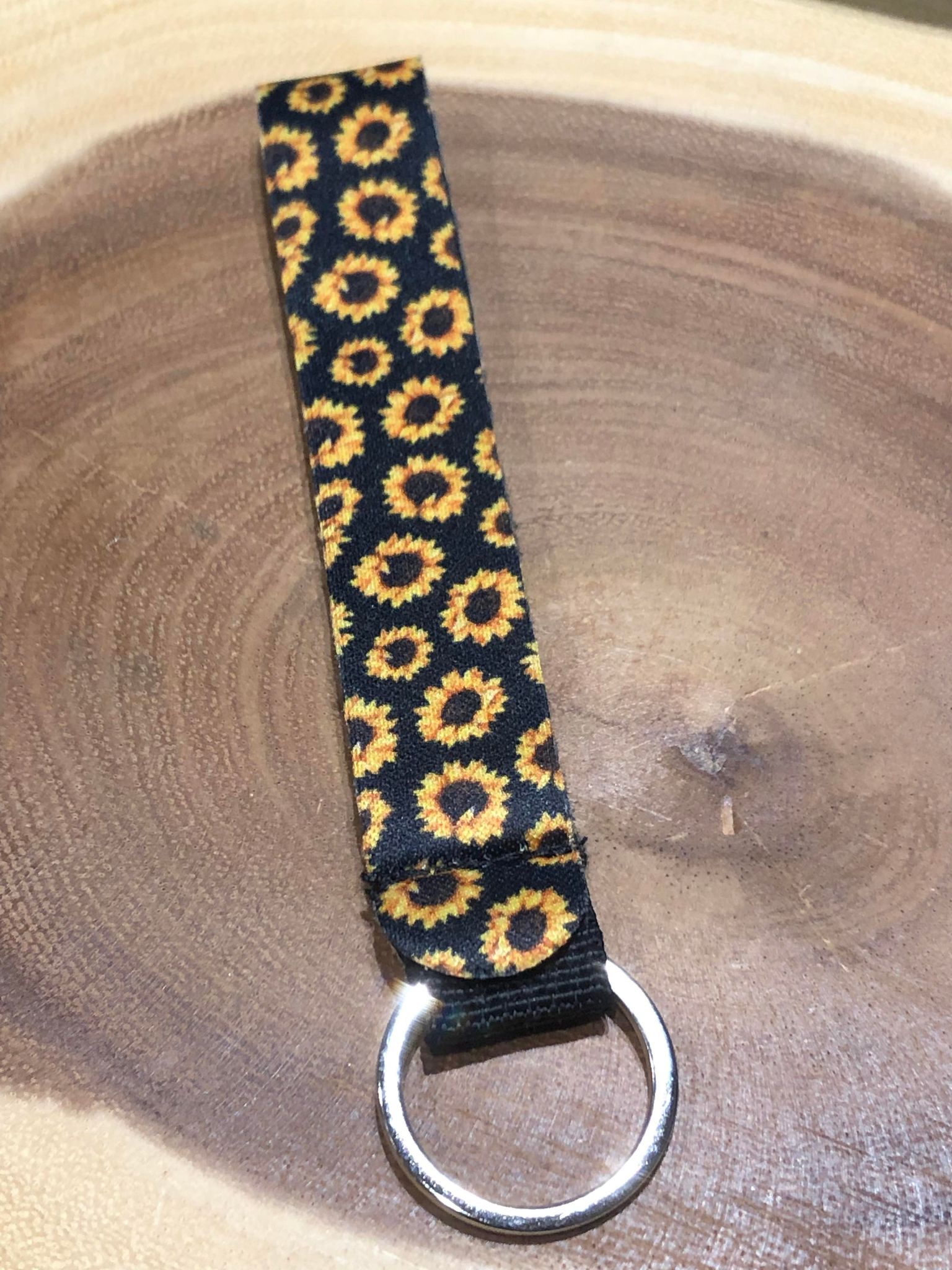 Neoprene Key Fob - Sunflower