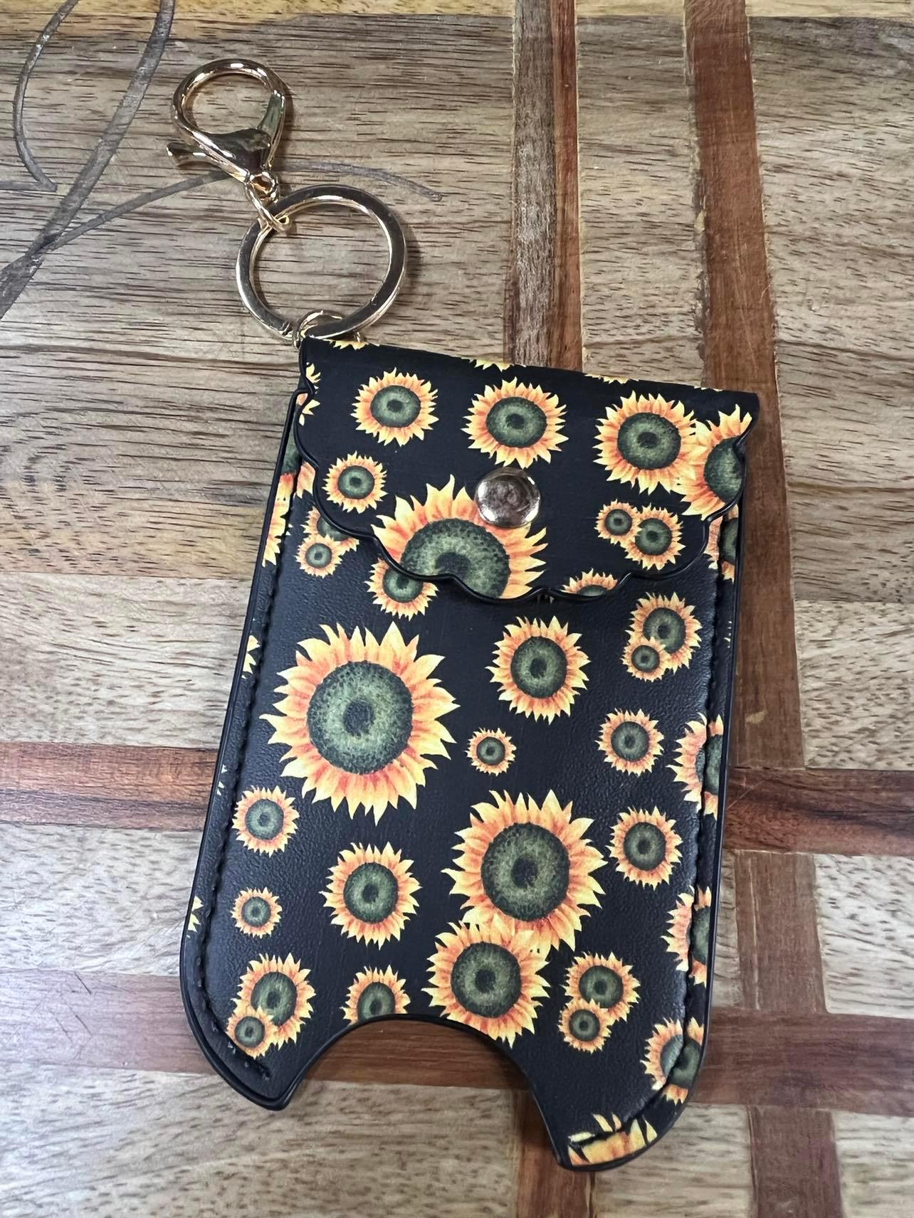 Vegan Leather 2 oz Sanitizer Bottle Holder - SK12