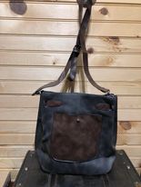 Duo Color Purse - Grey / Dk Brown