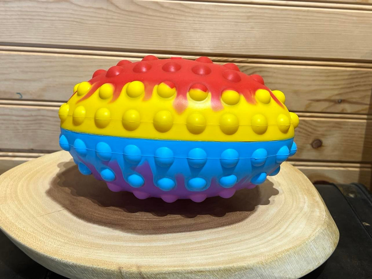 Pop Toy Football Red / Yellow / Blue / Purple Fountain of Blanks