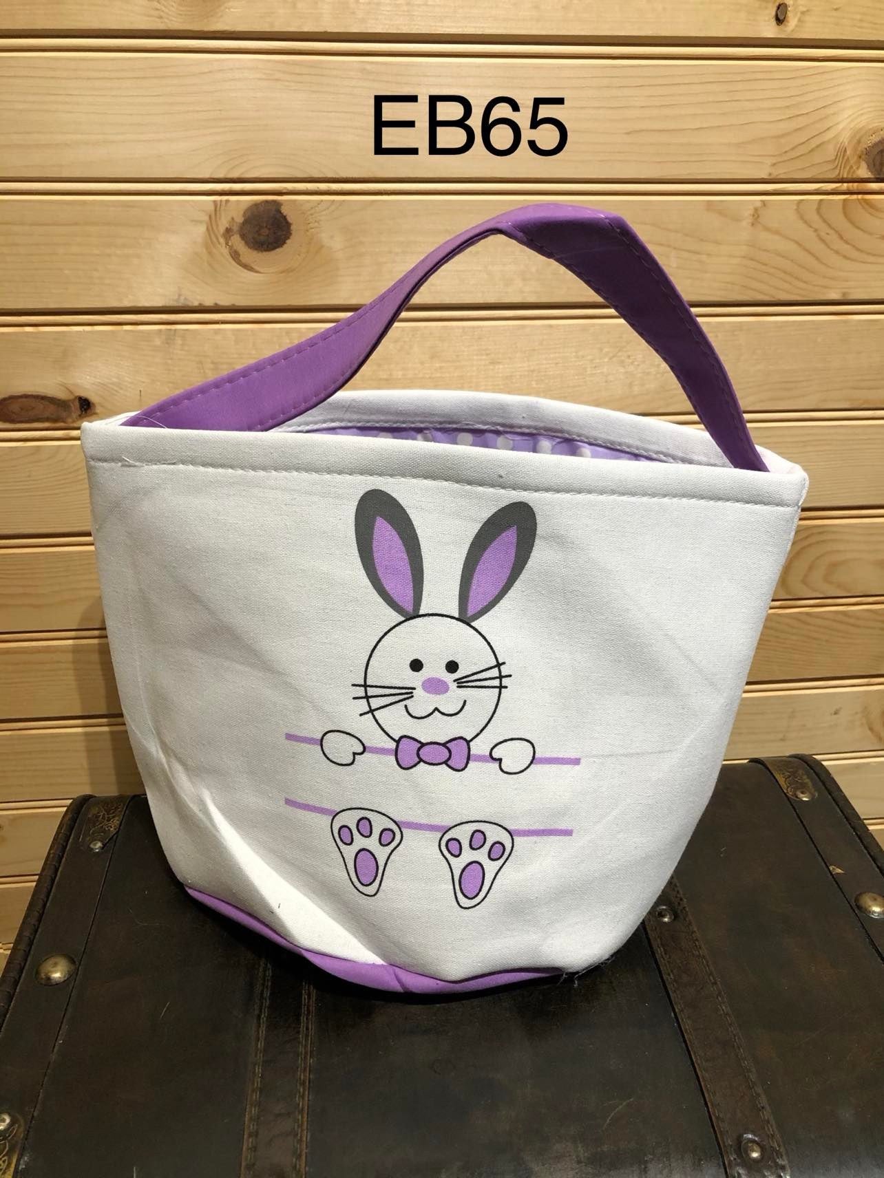 Easter Basket - EB65 - Split Bunny - purple