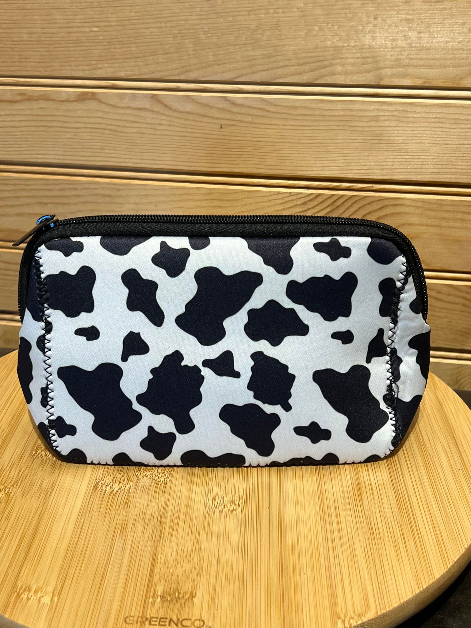 Neoprene Makeup Bag - Cow