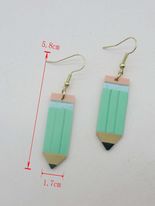 Pencil Earring - Green
