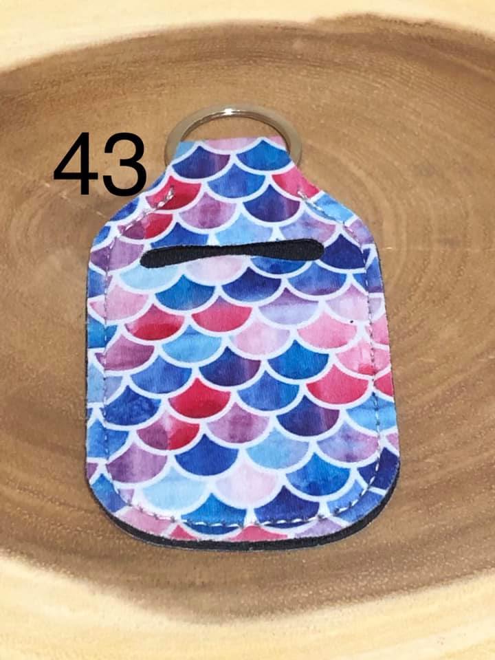 Neoprene Hand Sanitizer Keyring - #43 - Mermaud