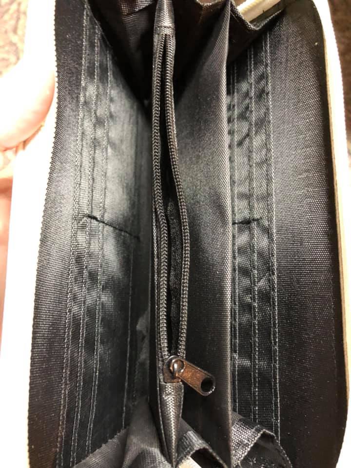 Iridescent Mermaid Tail Wallet - White