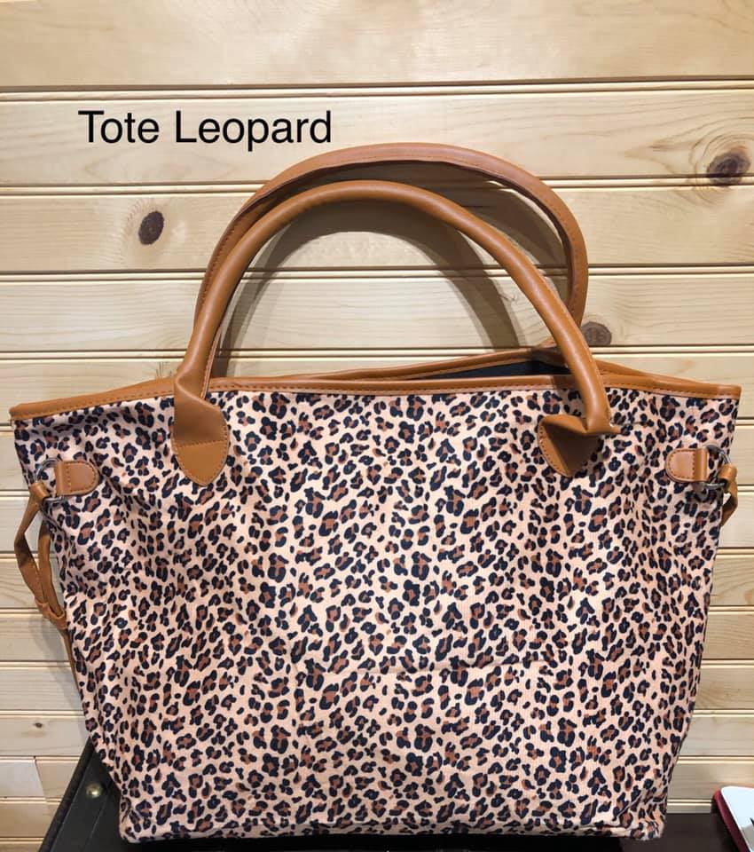 Leopard Tote/Overnight bag