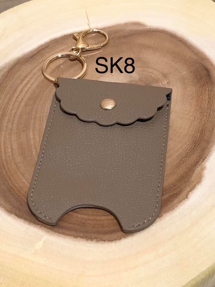 Vegan Leather 2 oz Sanitizer Bottle Holder - SK8
