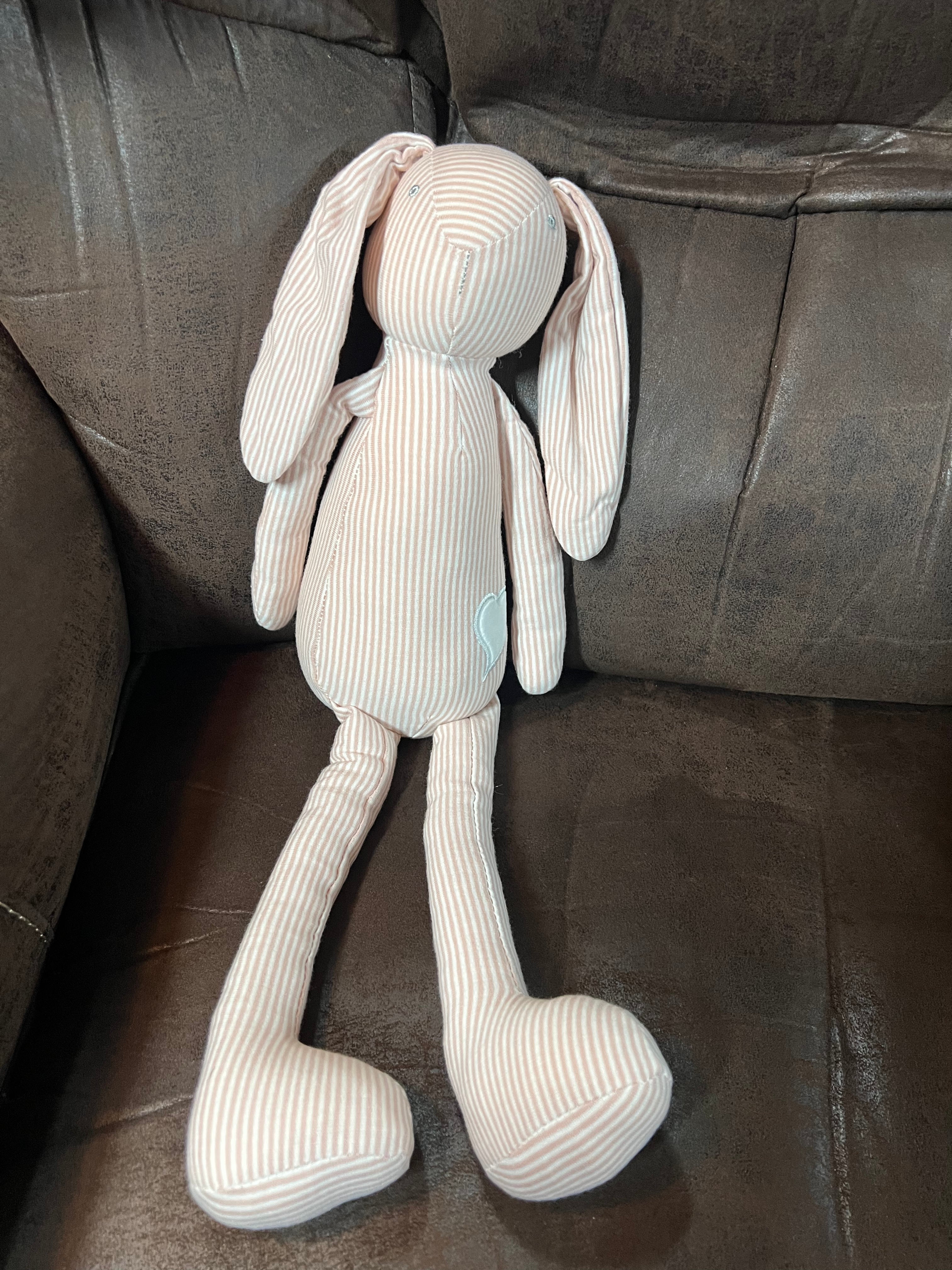 PreOrder - Stripe Stuff Bunny - pink - Estimated 1/20