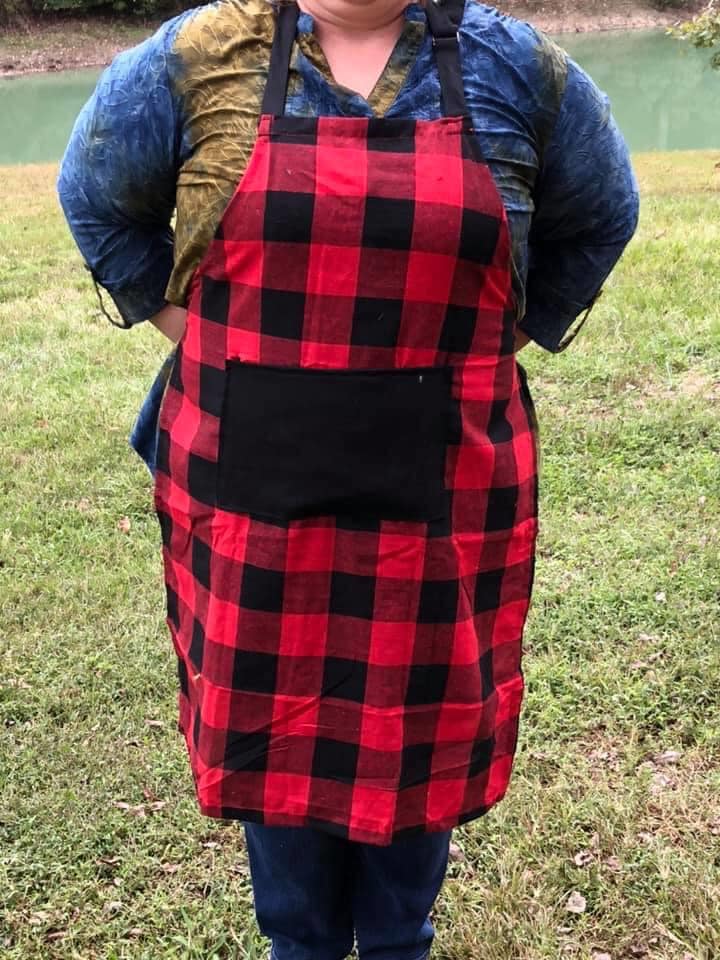 Red Buffalo Apron