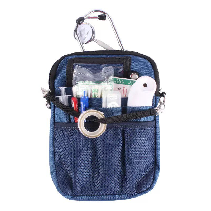 Cross Body Organizer "Portrait"   - Lt Navy / Dark Royal