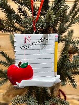 A+ Teacher Ornament