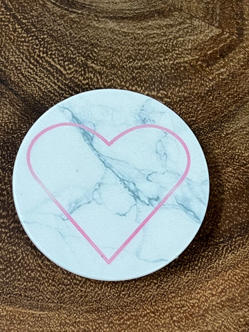 Phone Holder - C12 - Marble with Heart