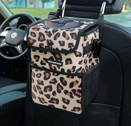 Collapsible Multiple Use Can/Bag - Leopard