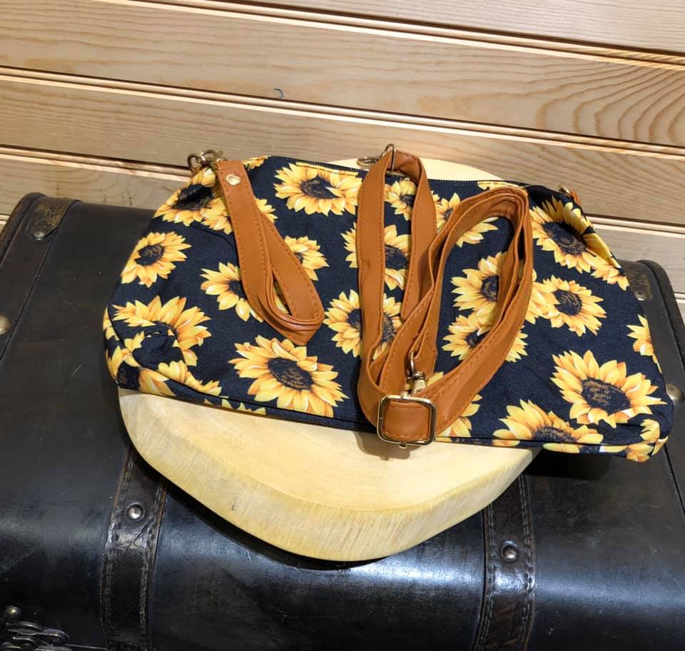 Cross Body / Wristlet - Sunflower