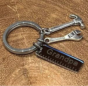 GrandPa Keyring with Tools