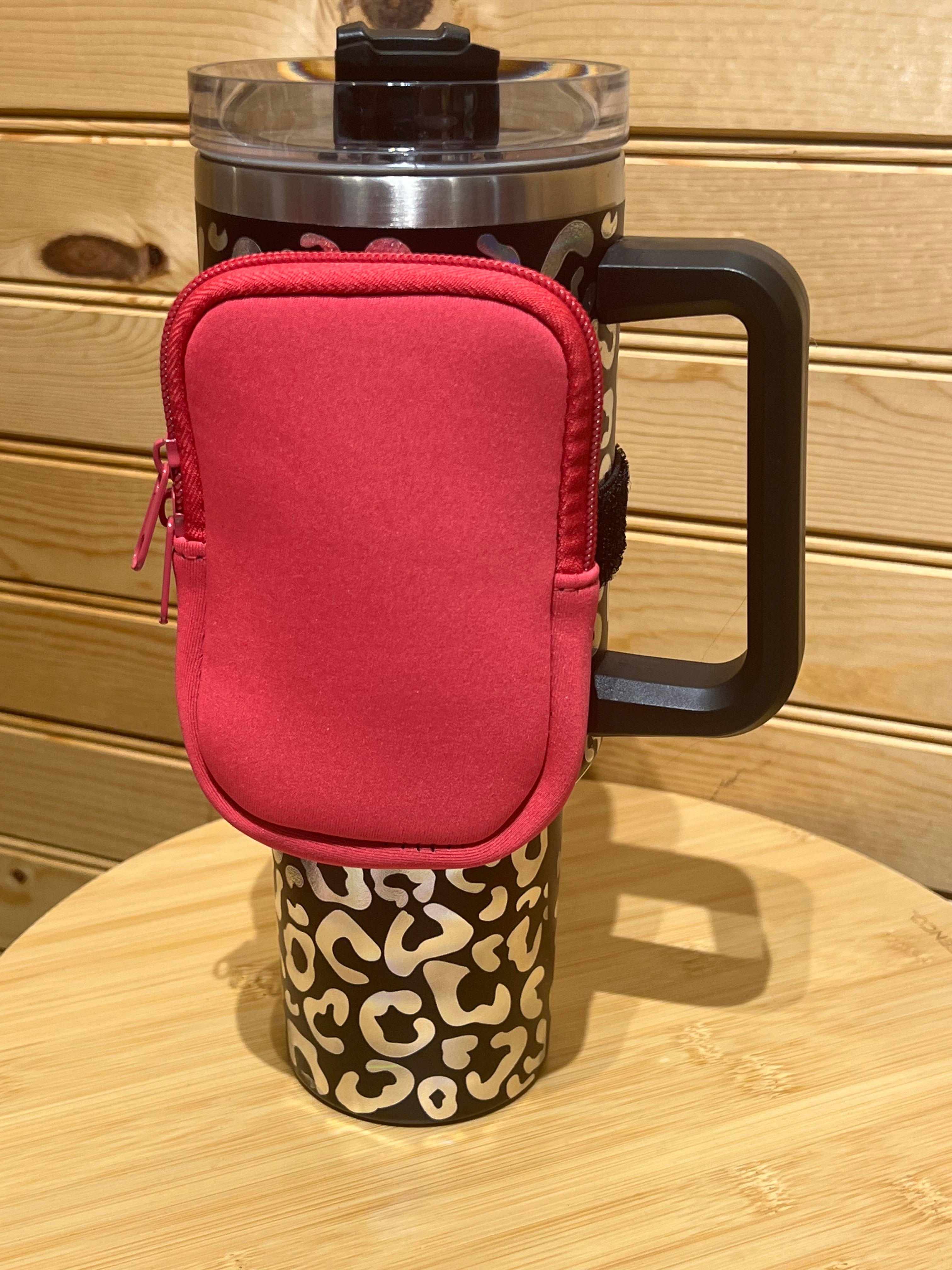 Water Bottle Pouch - #8 Hot Pink