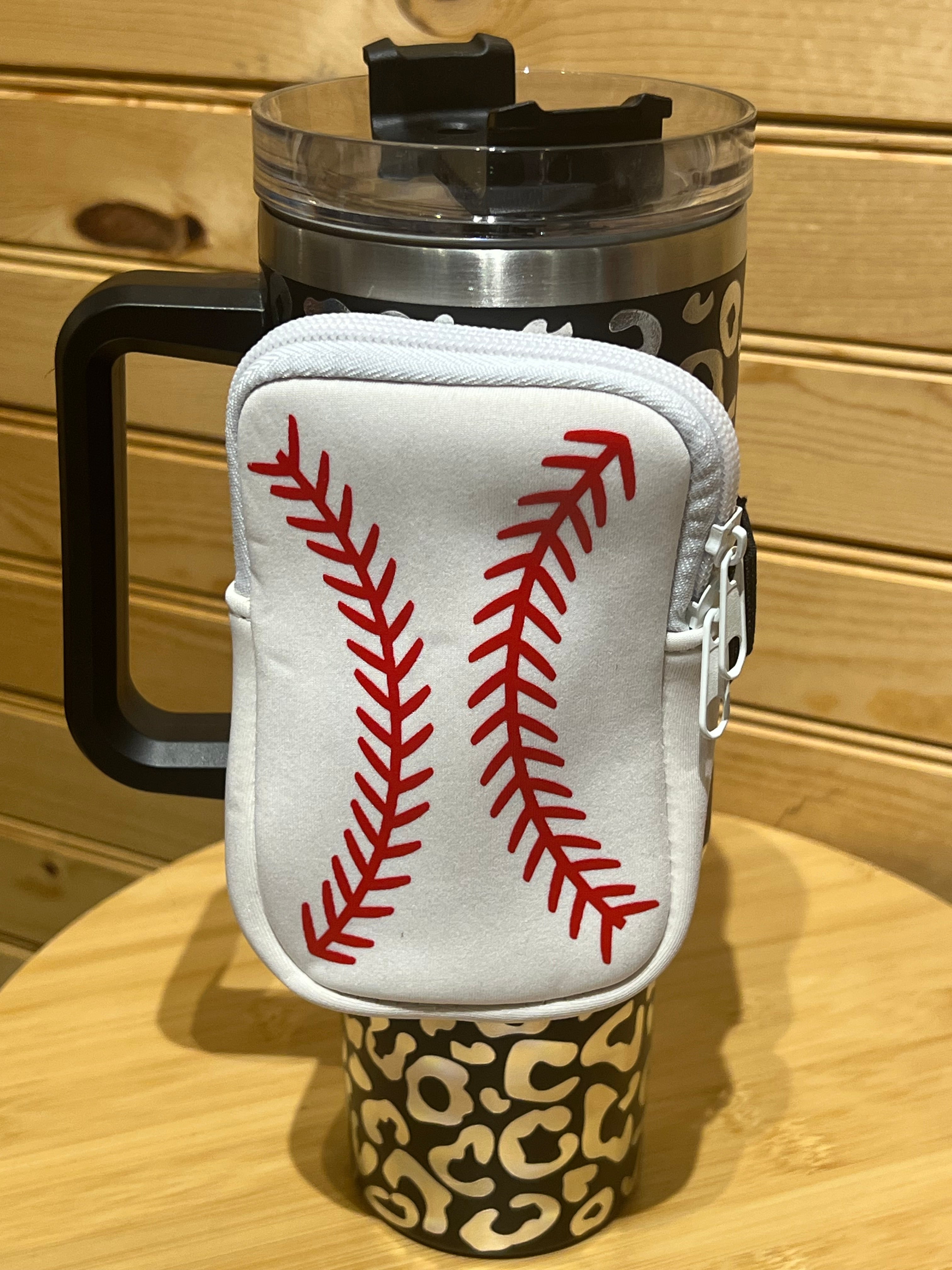 Water Bottle Pouch - Baseball