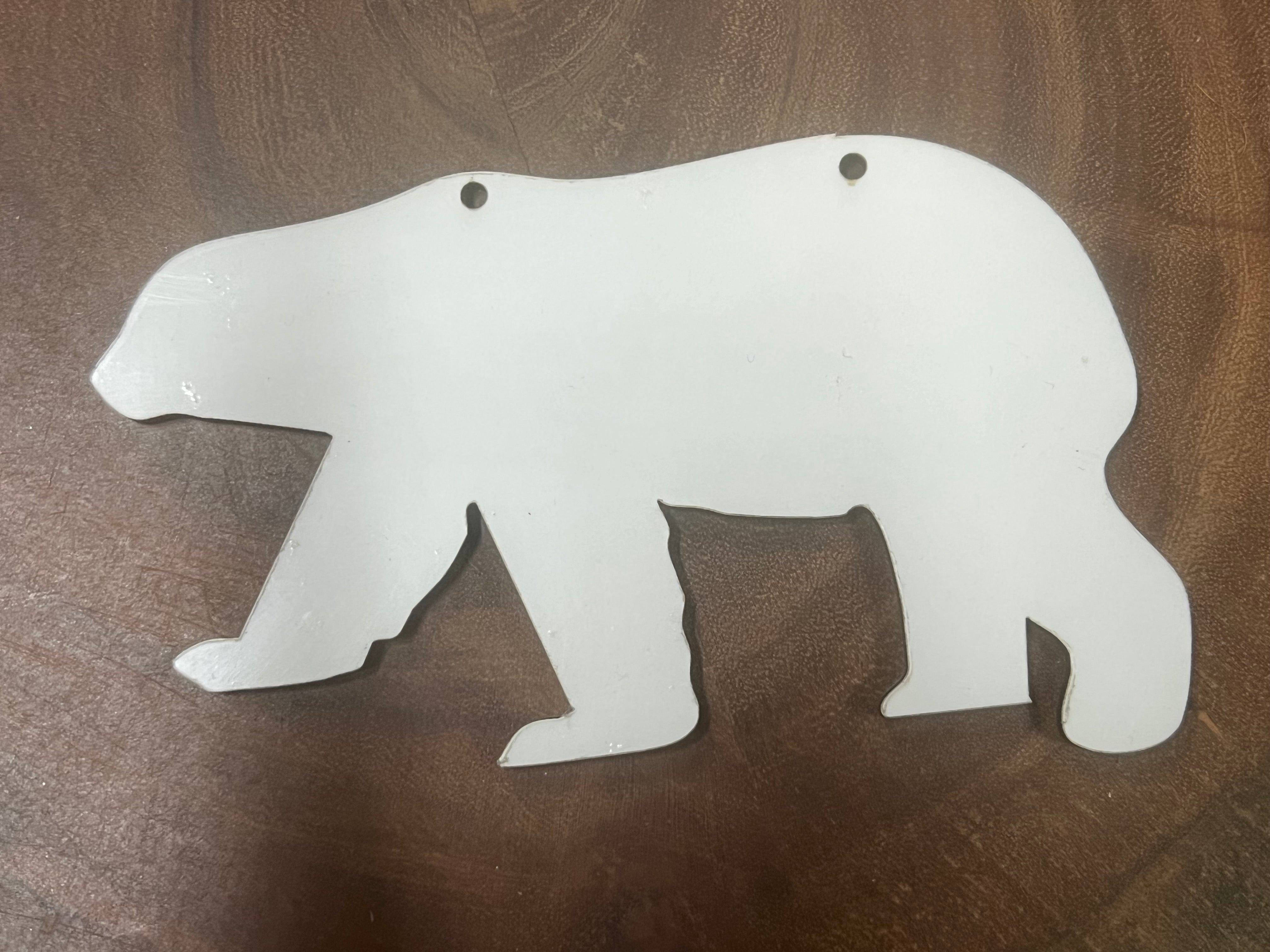 Bear - Sublimation Ornament