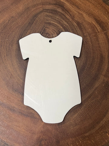 Baby Body Suit - MDF Sublimation Ornament
