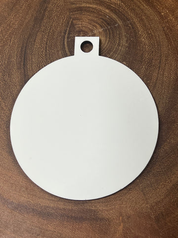 Round - MDF Sublimation Ornament