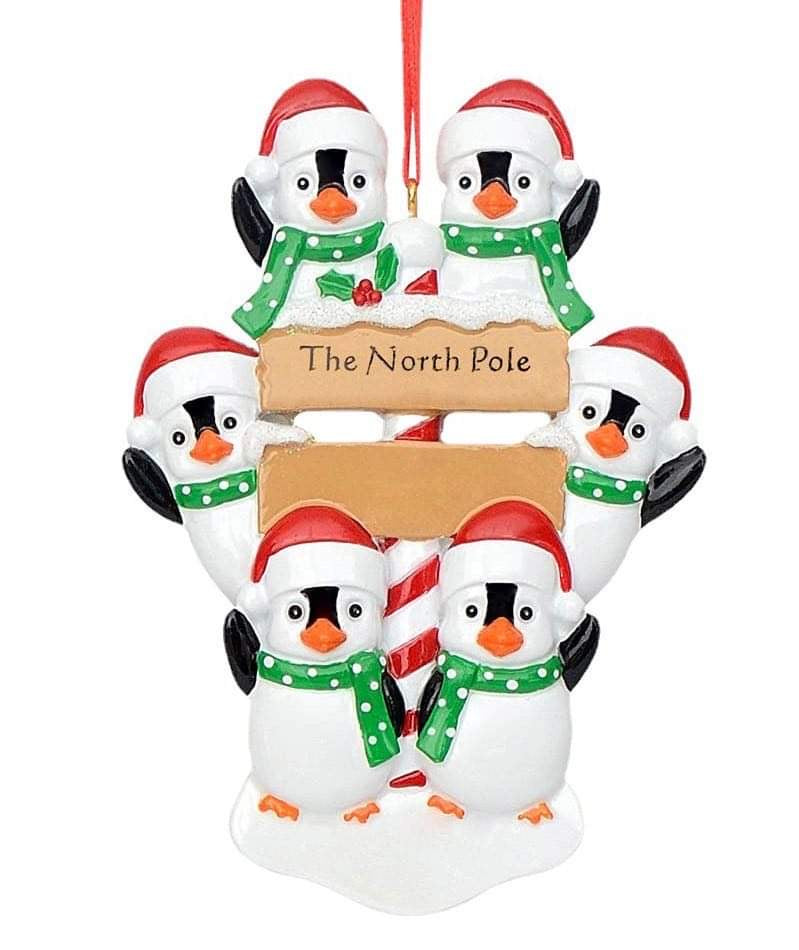 North Pole Penguin - Family of 6