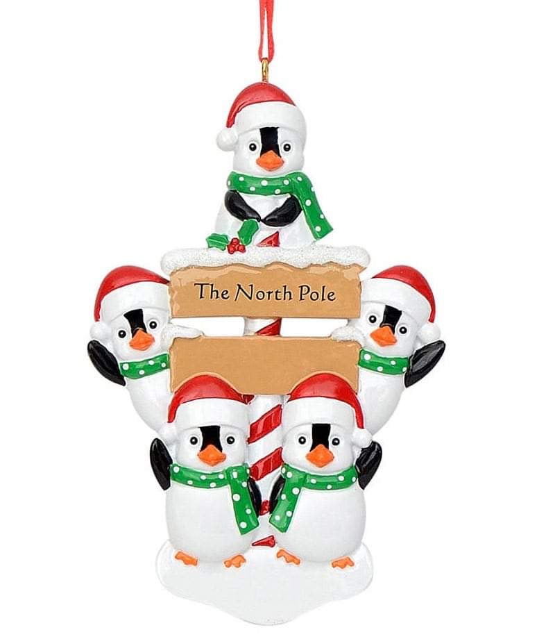 North Pole Penguin - Family of 5