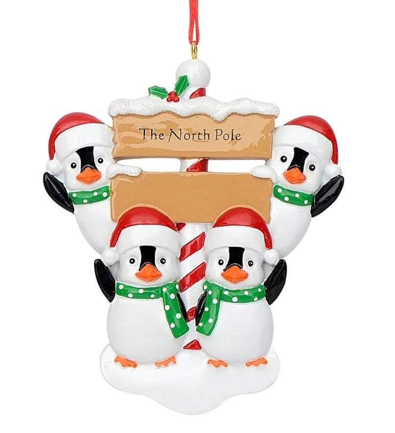 North Pole Penguin - Family of 4