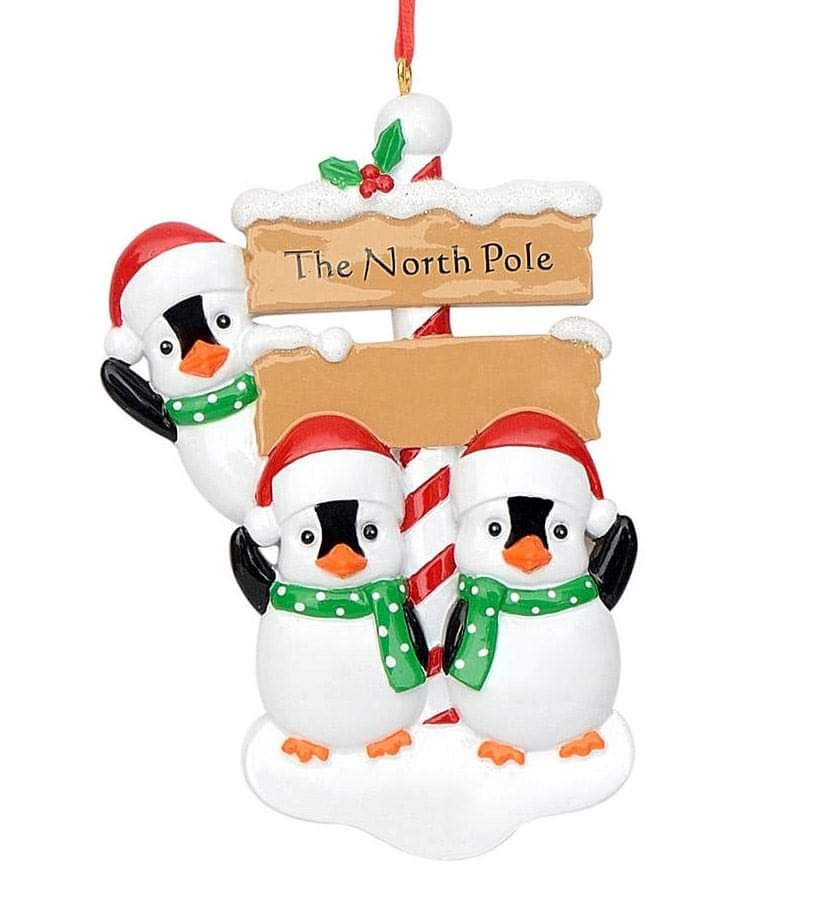 North Pole Penguin - Family of 3