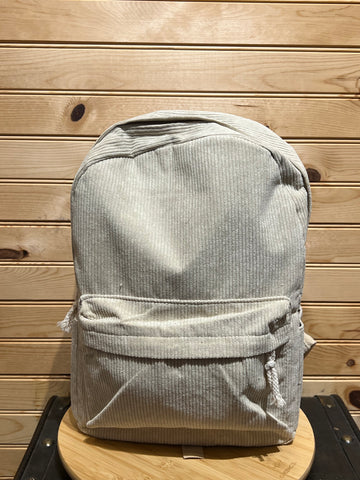 Corduroy Backpack - Oatmeal