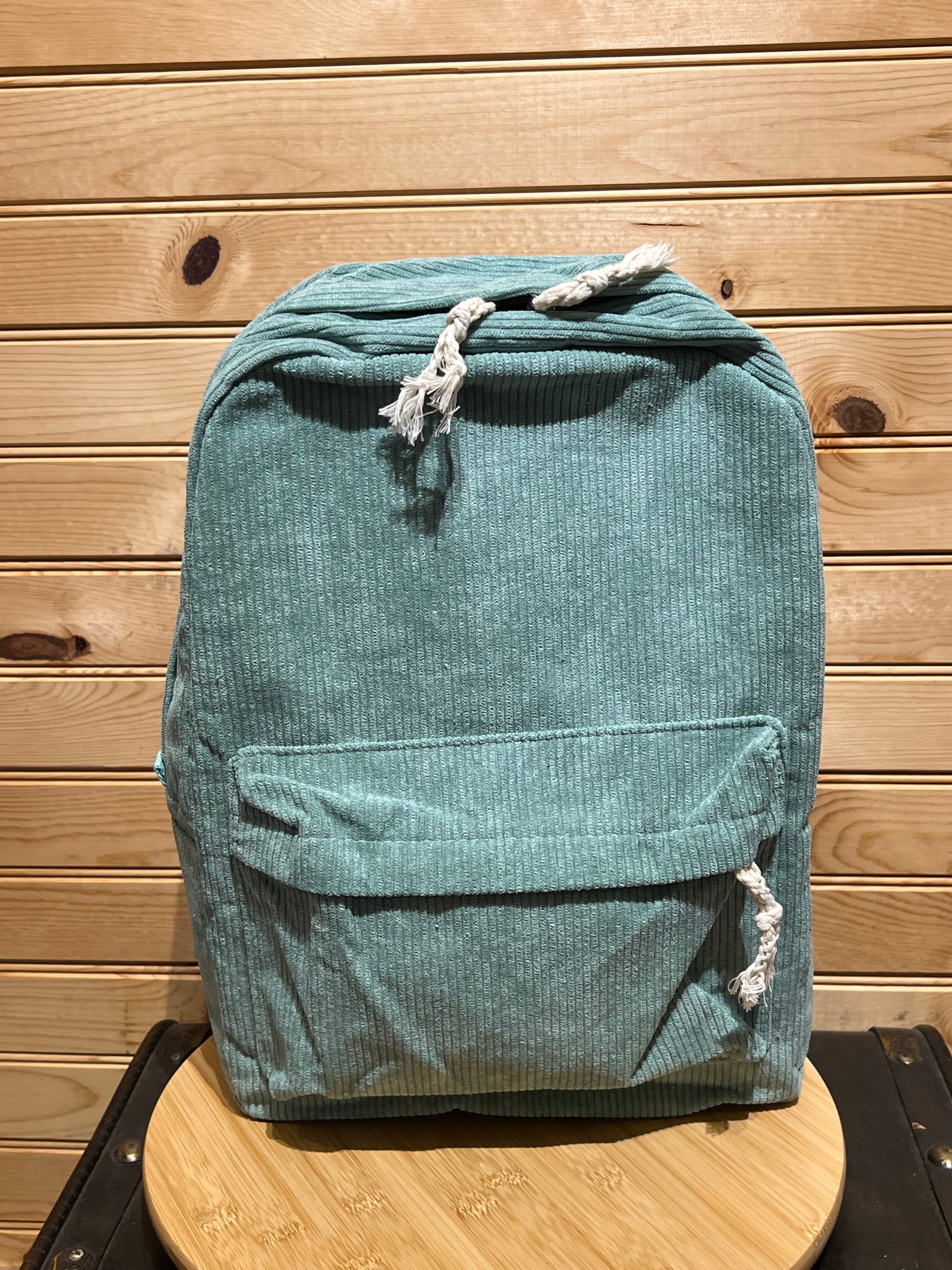 Corduroy Backpack - Sage