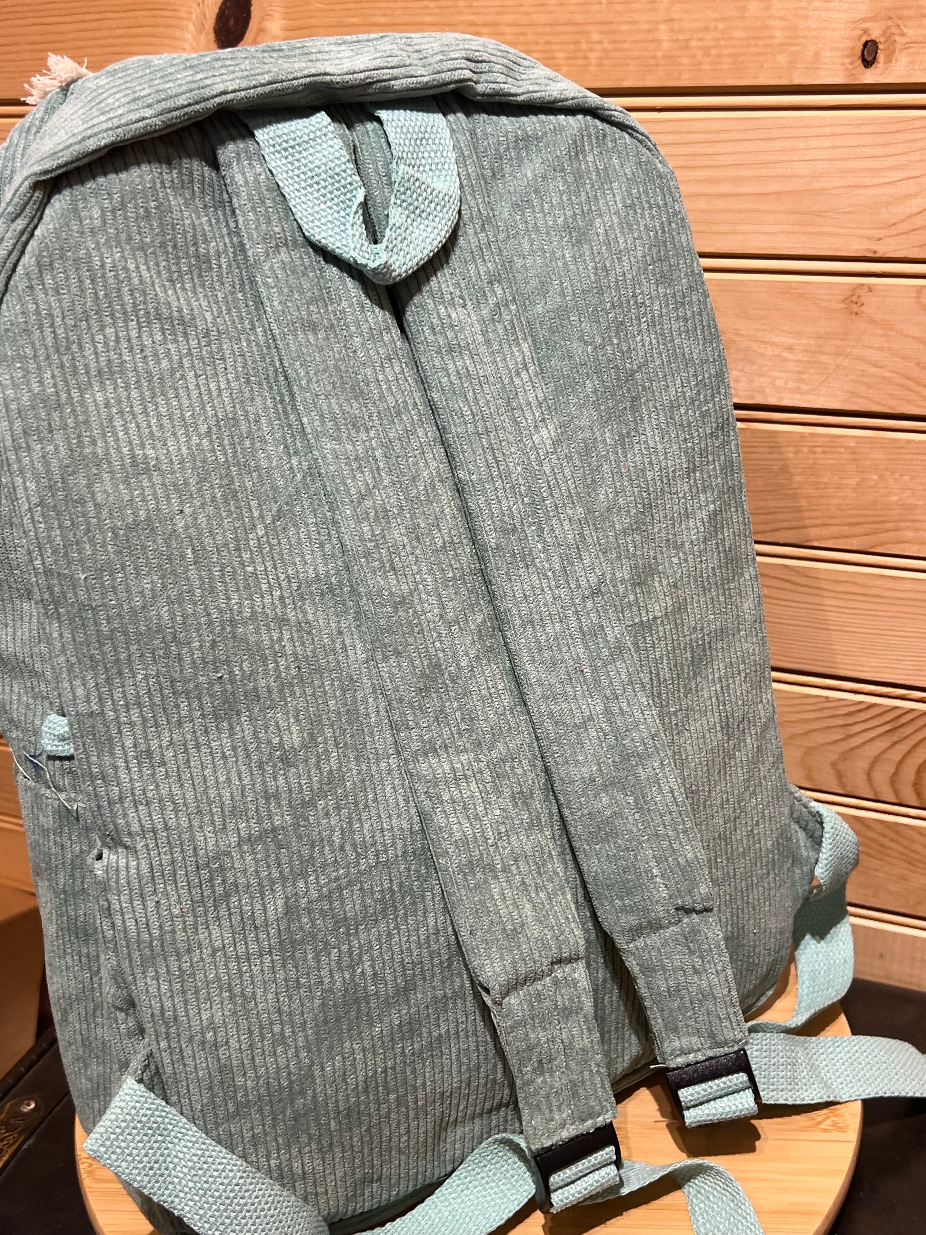 Corduroy Backpack - Sage