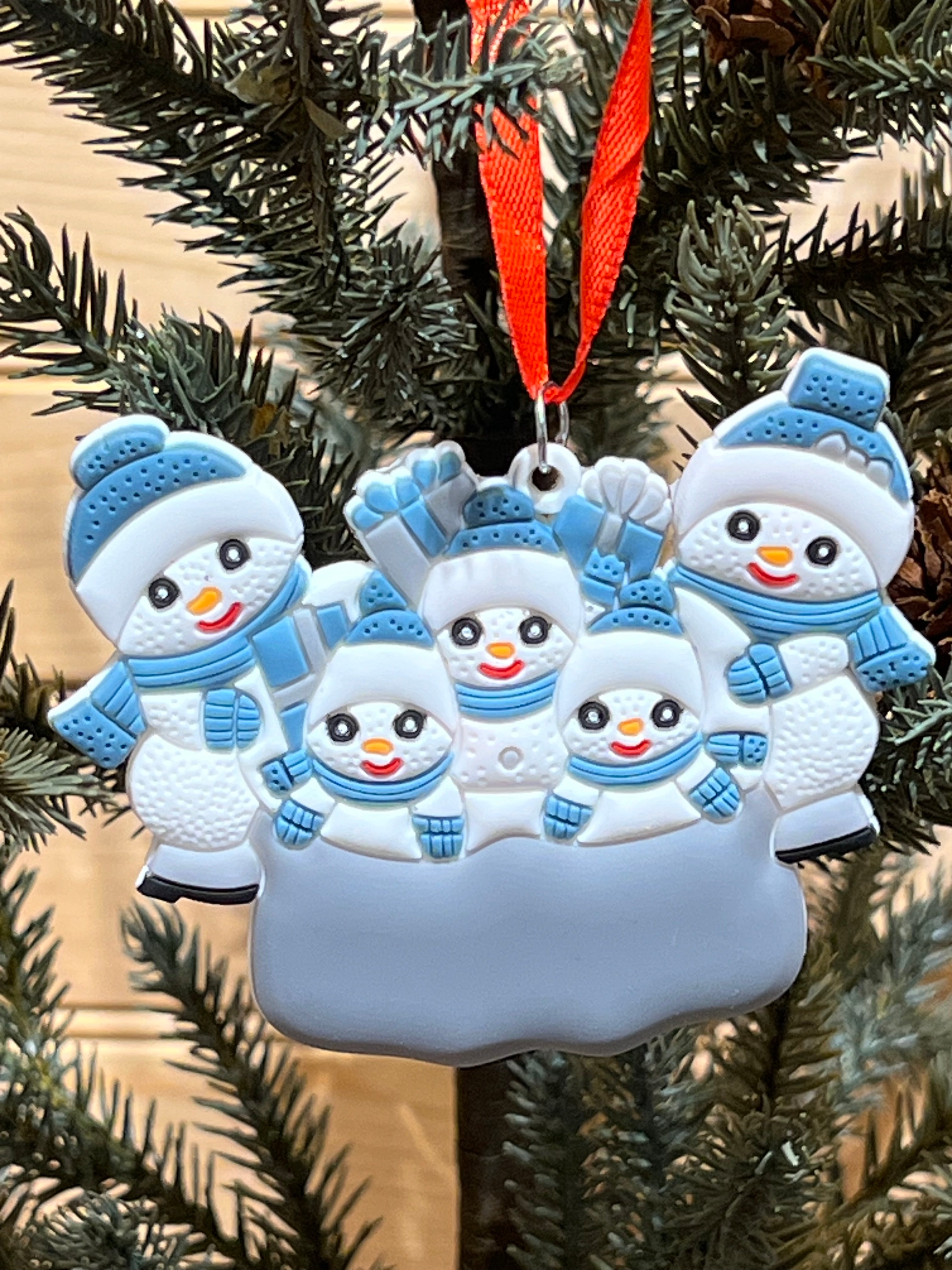 Snowmen Family of 5