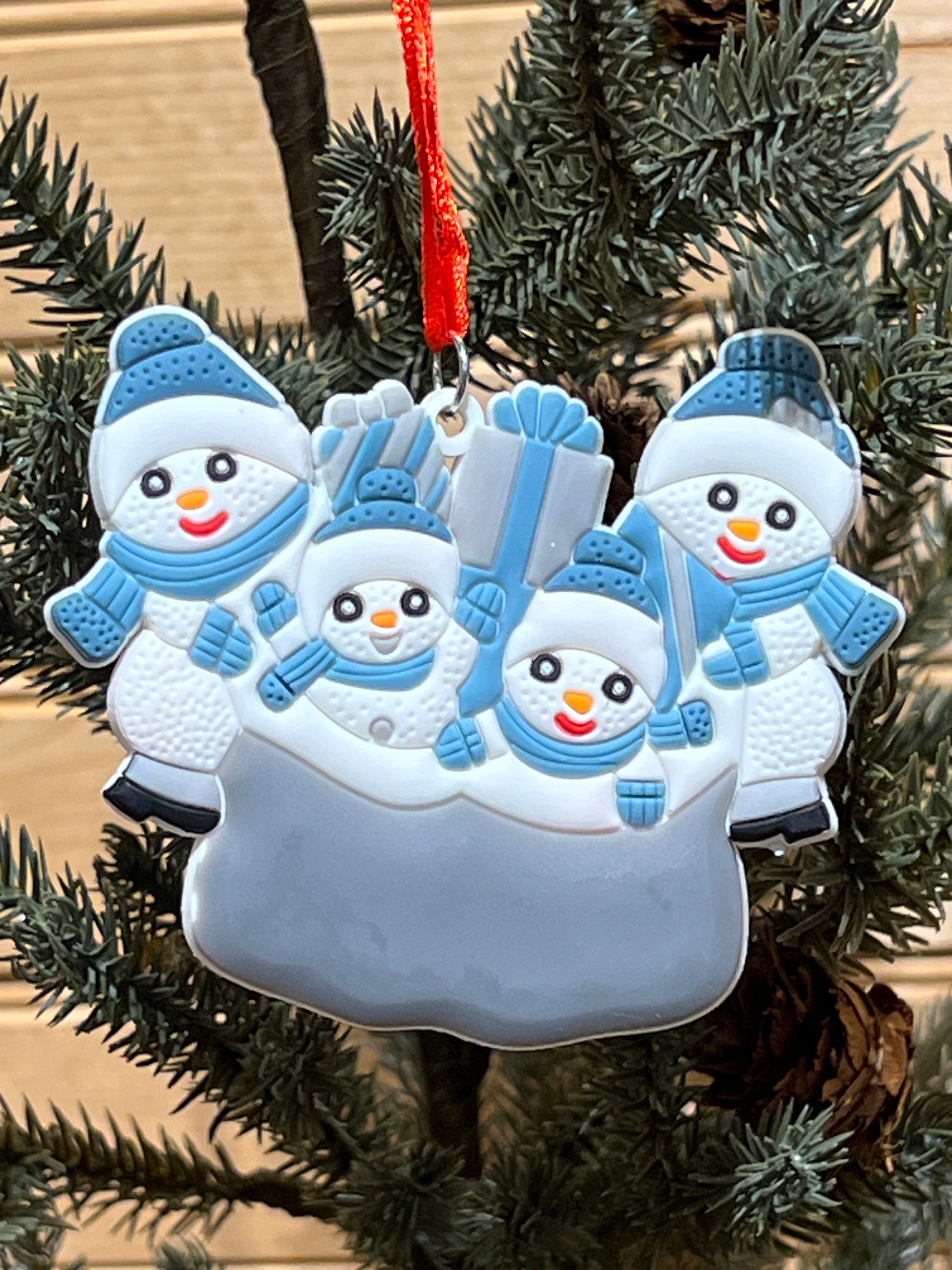 Snowmen Family of 4