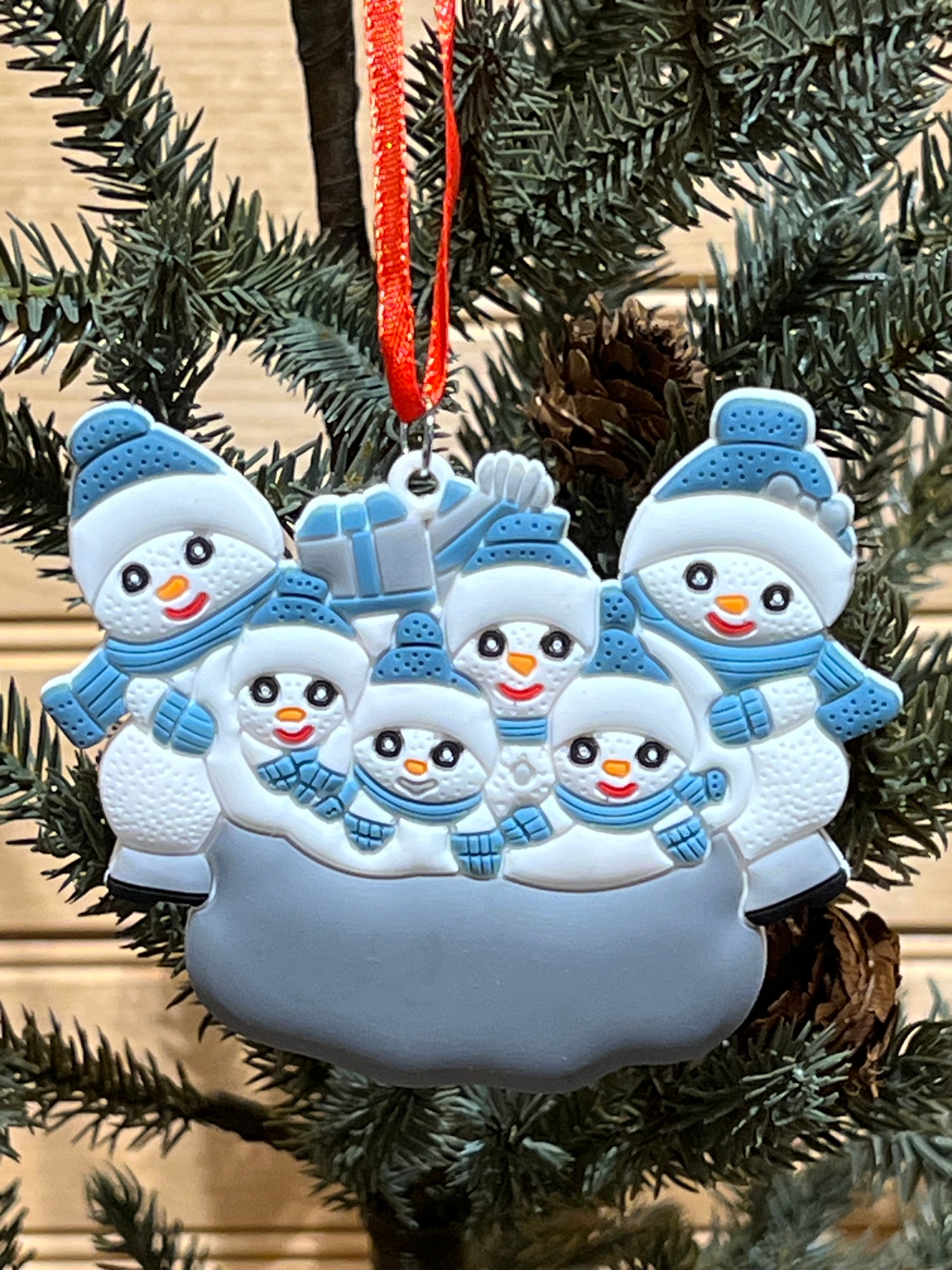 Snowmen Family of 6