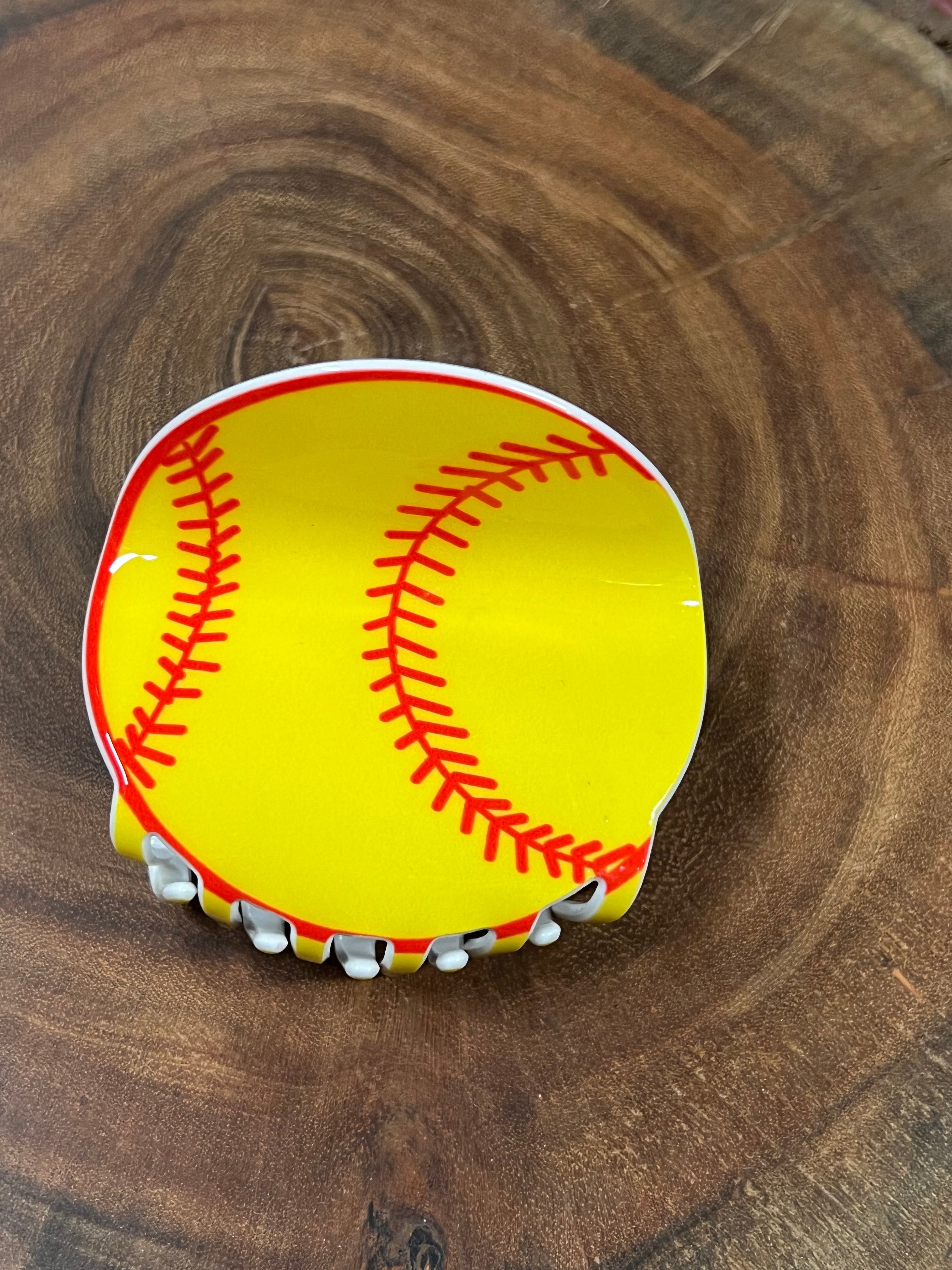 Hair Clip - Softball