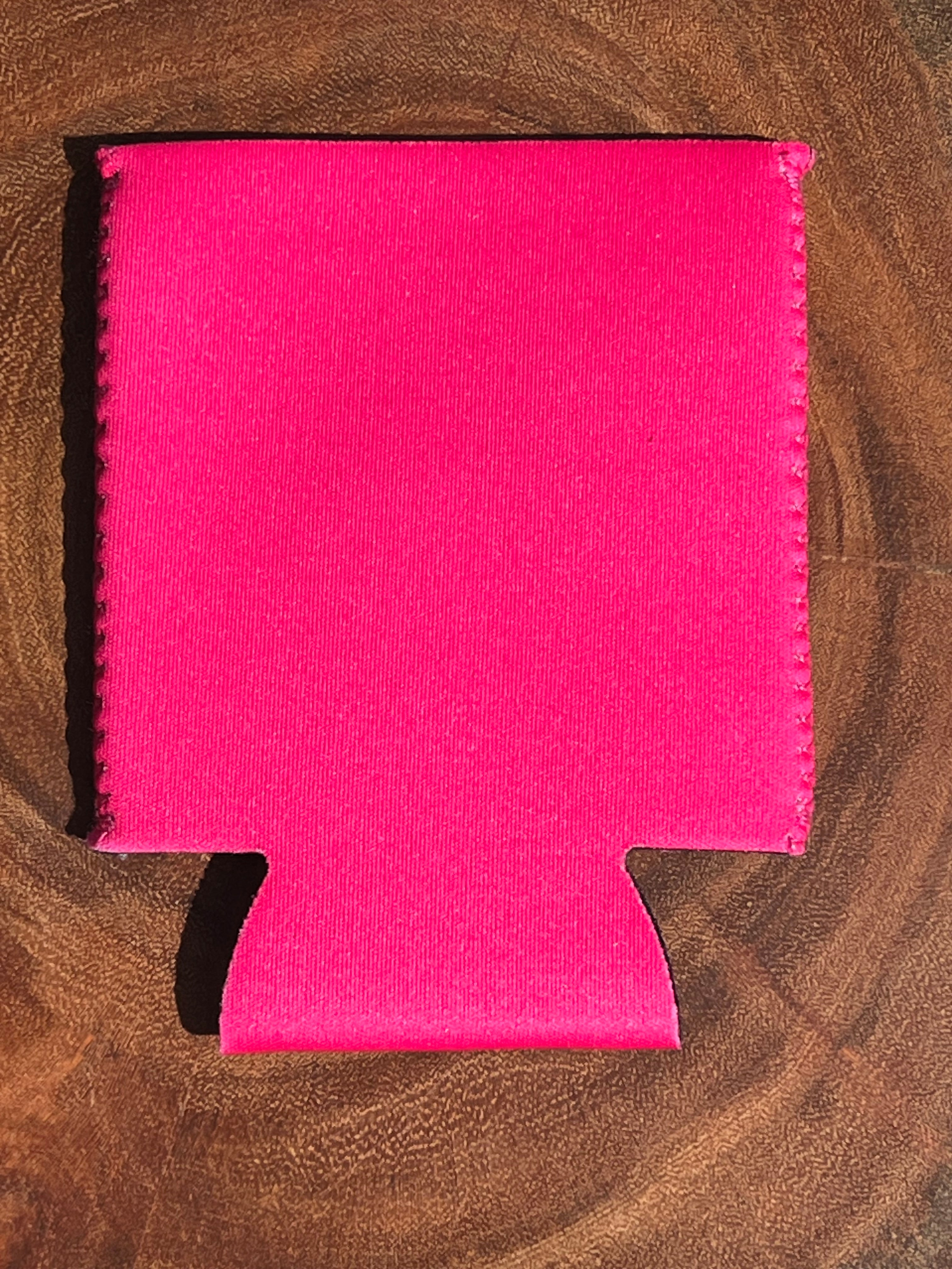 Can Cooler/Sleeve - Silk Hot Pink