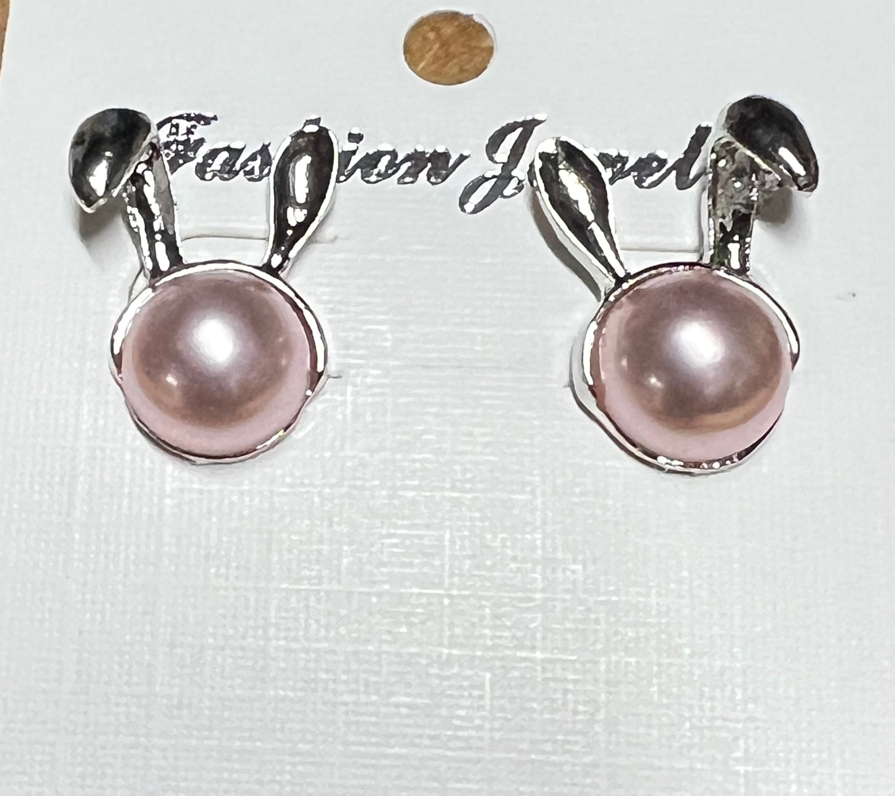 Bunny Earring - Lt Pink