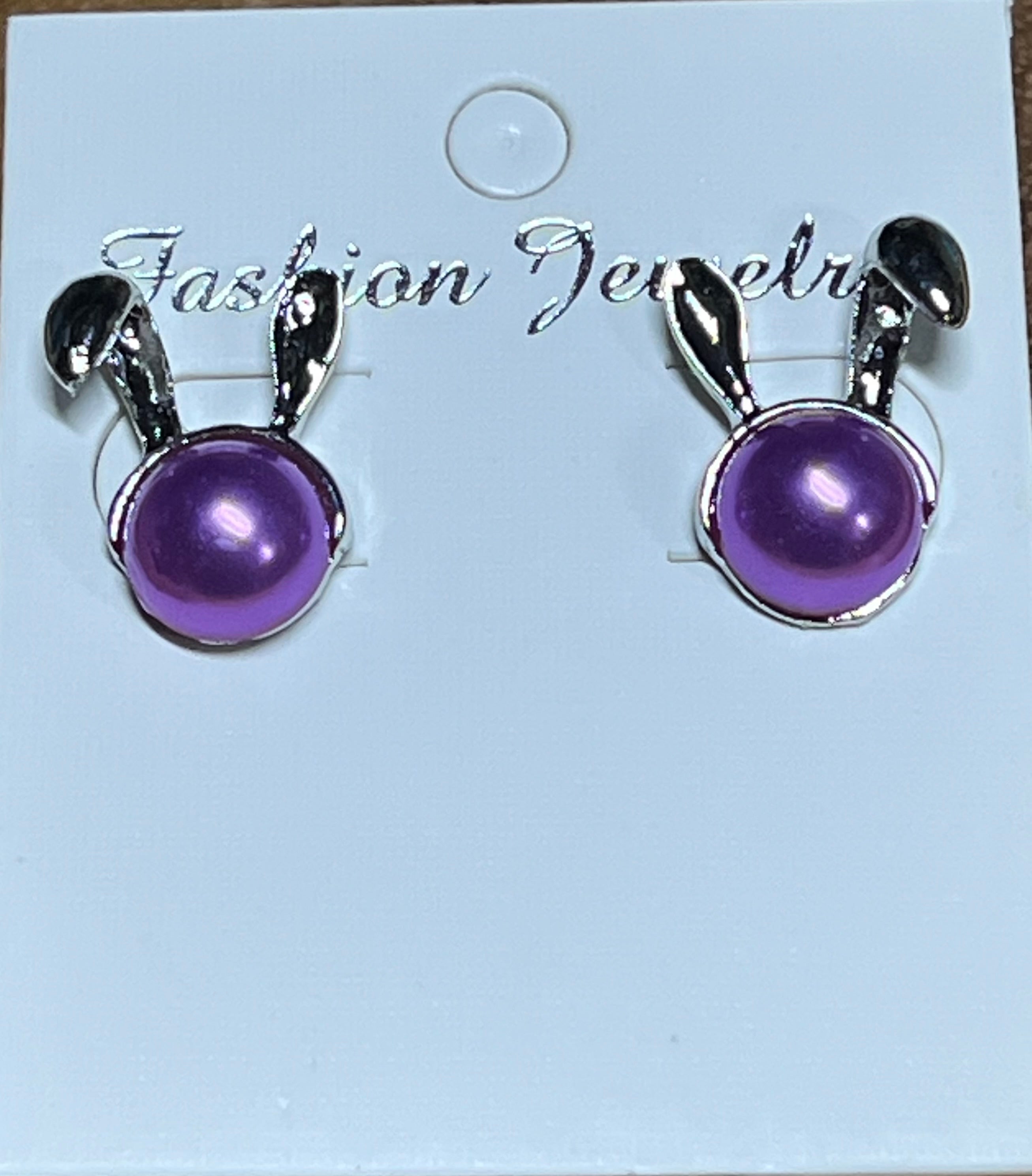 Bunny Earring - Purple