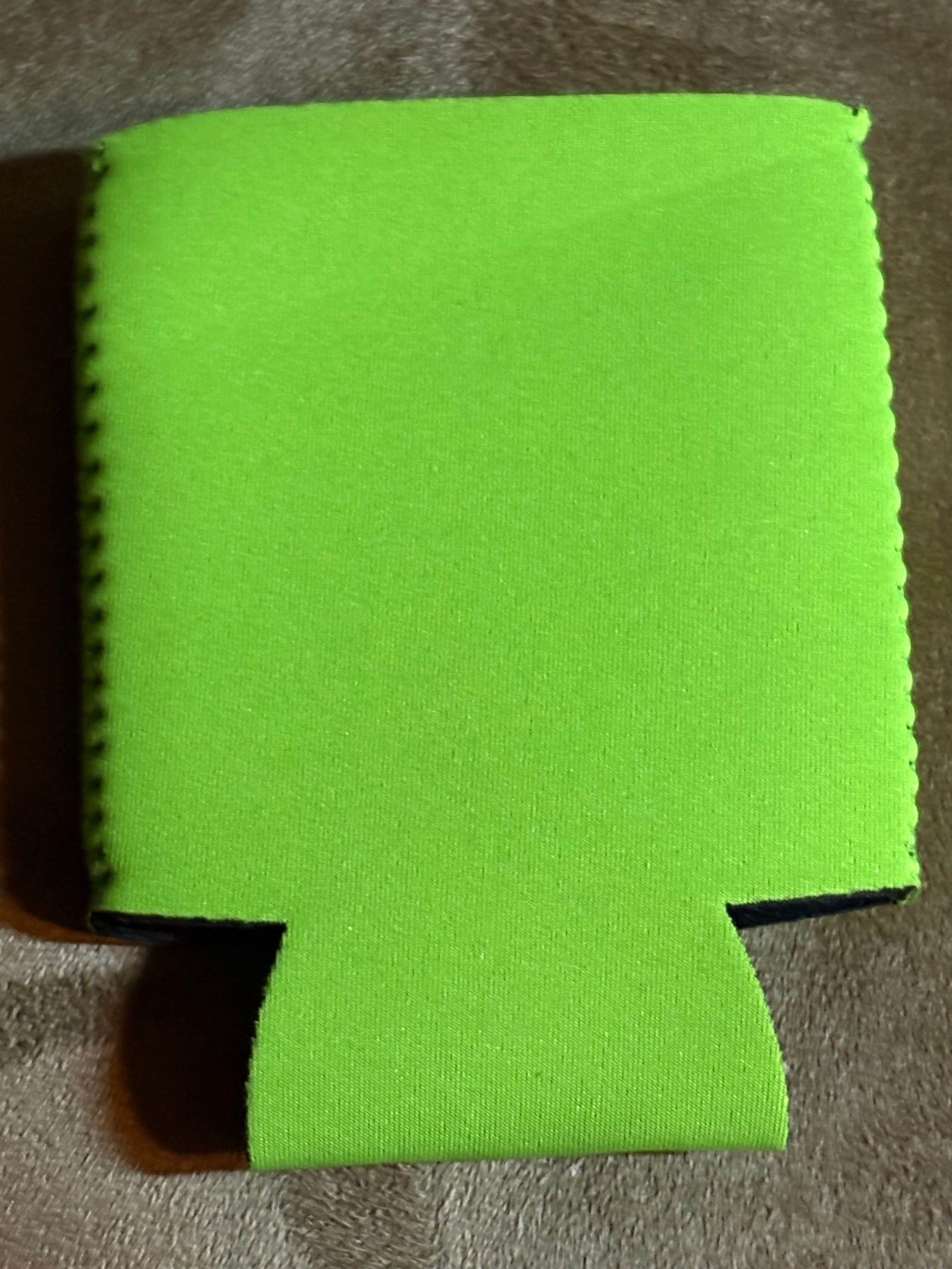 Can Cooler/Sleeve - Neon Green