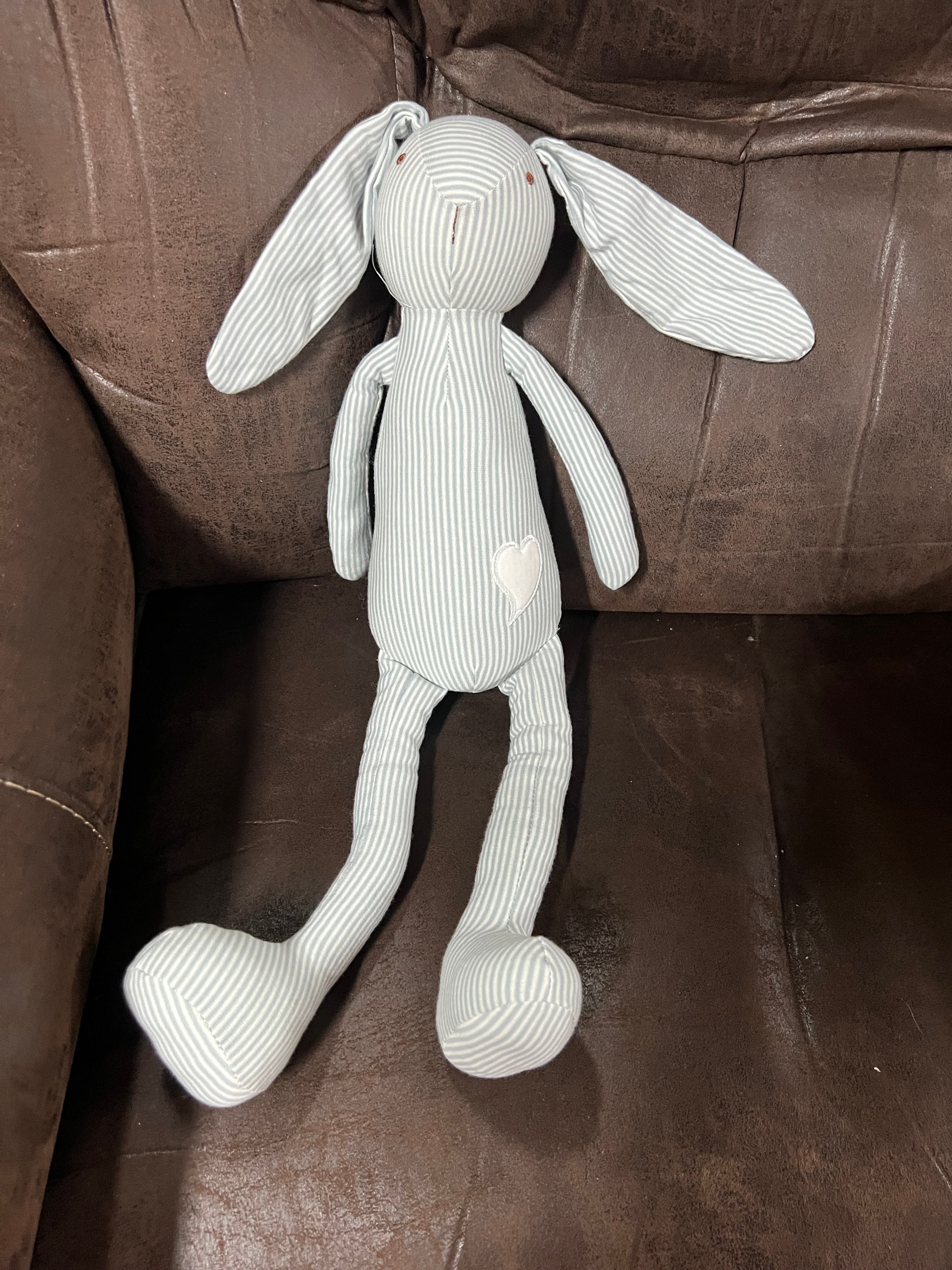 PreOrder - Stripe Stuff Bunny - Blue - Estimated 1/10